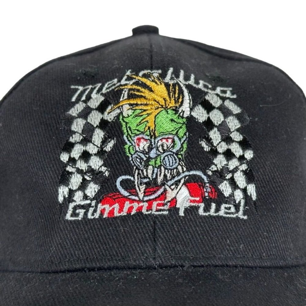 Vintage Metallica GIMME FUEL Snapback Hat Black GIANT Cap - Picture 3 of 9